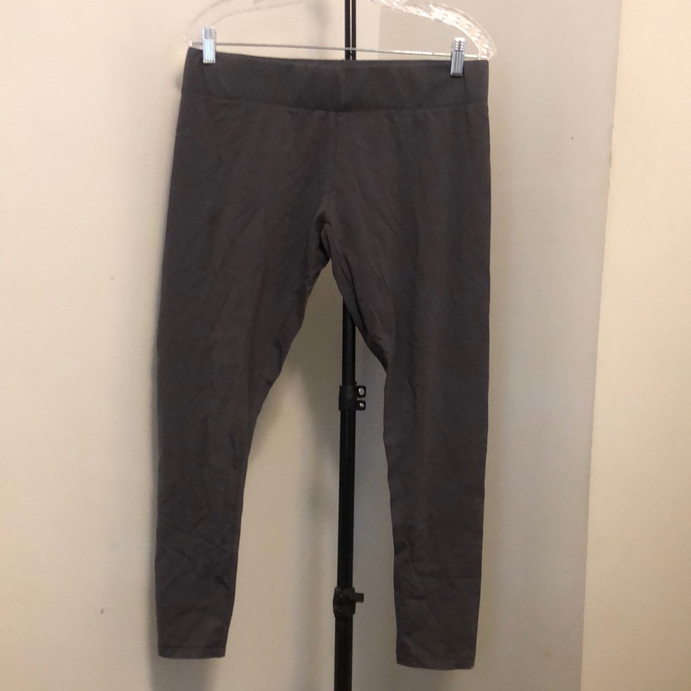 Sage leggings grey cotton size large